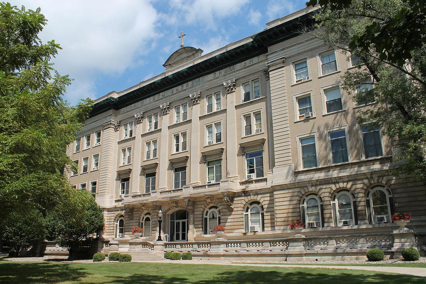 Front view of Guerin Hall
